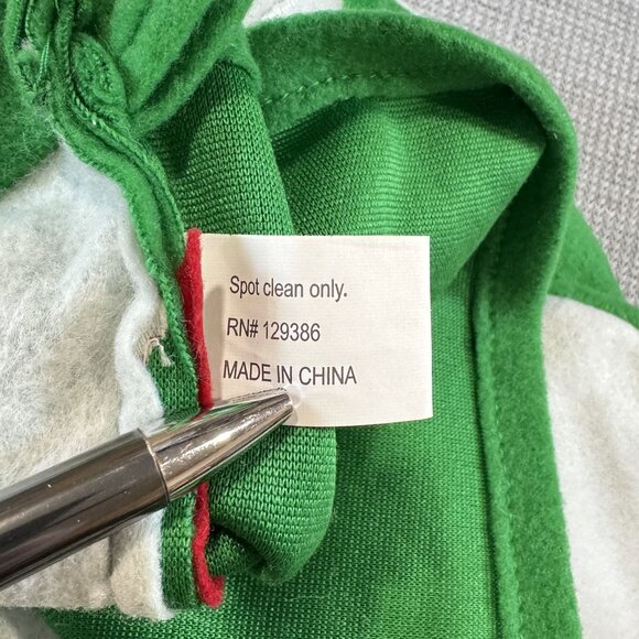 Jumbo Hobby Lobby Santa Merry Christmas Stocking 29" Let It Snow Green Felt - Picture 5 of 8